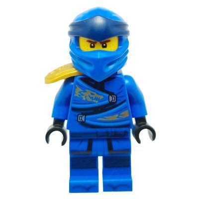 Minifigure Jay with Pearl Gold Shoulder Cover (Legacy) from set 71739
