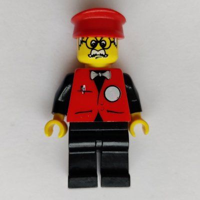 Minifiguur Infomaniac, Black Legs uit set 9247