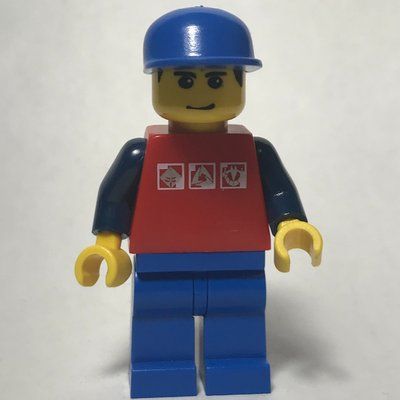 Figurine Red Torso, Blue Legs, Blue Cap du set 10196