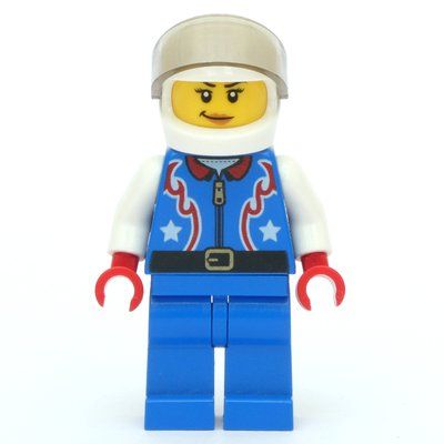 Figurine Driver - Blue Torso, Blue Legs, White Helmet du set 31085