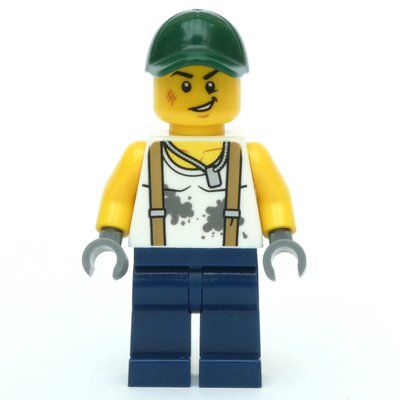 Figurine White Torso, Dark Blue Legs, Dark Green Cap du set 31085