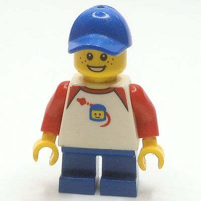 Minifigura Kid - White Torso, Blue Legs, BLue Cap del set 31069