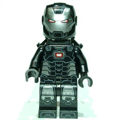 Minifigure War Machine, Black Outfit with Neck Bracket from set 76153