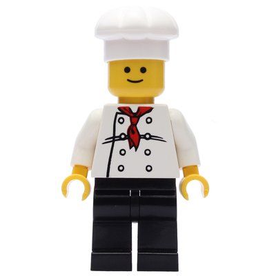 Minifigure Chef - White Torso, Black Legs del set 9322