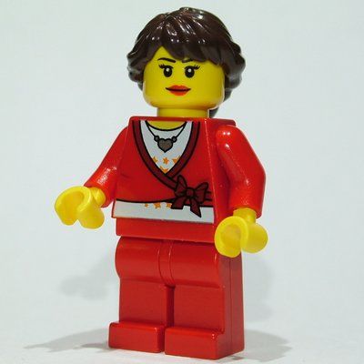 Minifiguur Nature's Fury, Woman uit set 9664