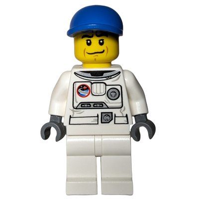 Figurine Astronaut, White, Blue Cap du set 3368