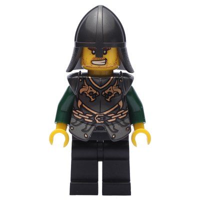 Minifigure Knight, Armour with Chain, Helmet from set 853373