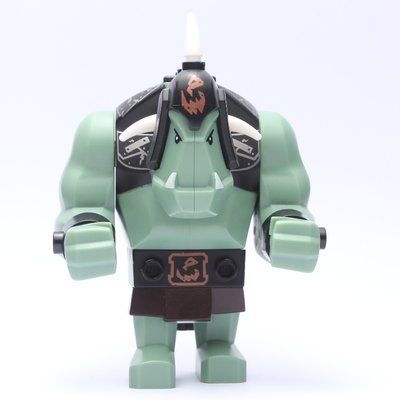 Minifigurka Troll, Sand Green with Tattoos (Big Fig) z zestawu 7097