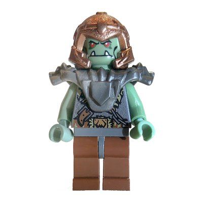 Minifiguur Troll Warrior 7 with Shoulder Armor (Orc) uit set 7037