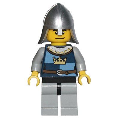 Figurine Knight, Dark Blue, Helmet, Happy / Scared du set 10193