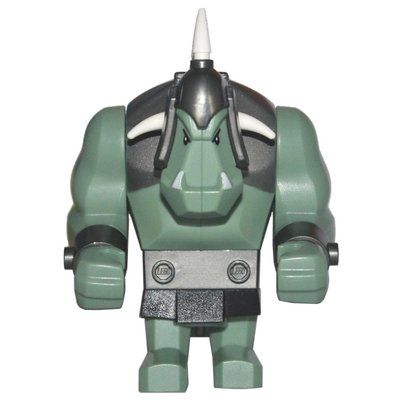 Minifigure Troll, Sand Green with 5 White Horns (Big Fig) del set 7038