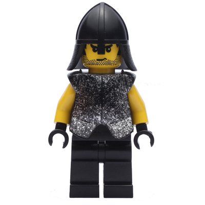 Minifigurka Rouge Knight, Black and Yellow, Black Helmet z zestawu 8813