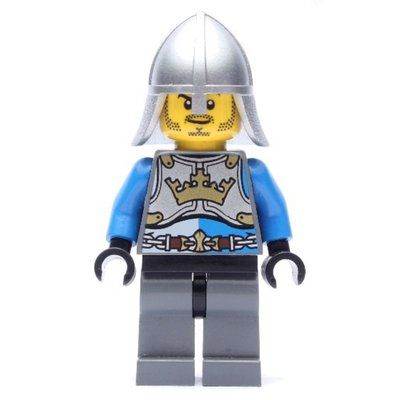 Figurine Knight, Blue, Printed Breastplate, Helmet du set 70400