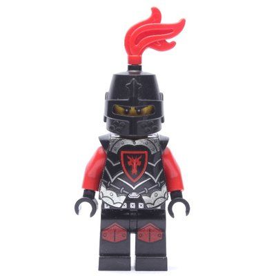 Minifigurka Dragon Knight, Red, Armor, Helmet with Red Plume z zestawu 70404