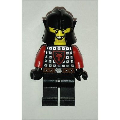 Minifigurka Dragon Knight, Red, Helmet, Stubble z zestawu 70404