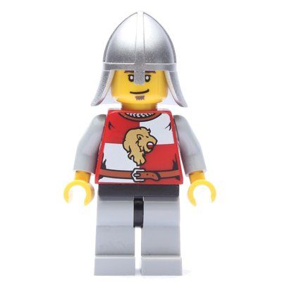 Minifigure Lion Knight, Helmet, Soul-patch del set 10223