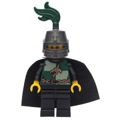 Minifigurka Dragon Knight, Dark Green, Helmet with Dark Green Plume, Cape z zestawu 852922
