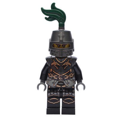 Minifigurka Dragon Knight, Dark Green, Armor, Helmet with Dark Green Plume z zestawu 852922