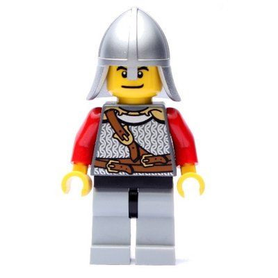 Figurine Lion Knight, Helmet, Scared / Smile du set 7949