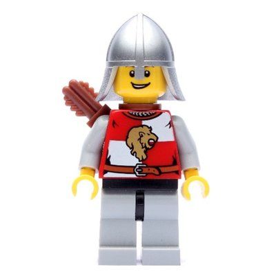 Figurine Lion Knight, Archer, Helmet, Quiver du set 7948