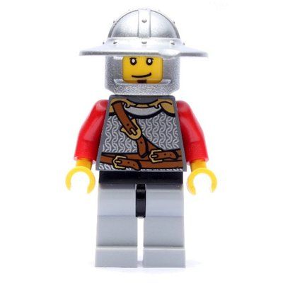 Figurine Lion Knight, Wide Brim Helmet, Soul-patch du set 7187