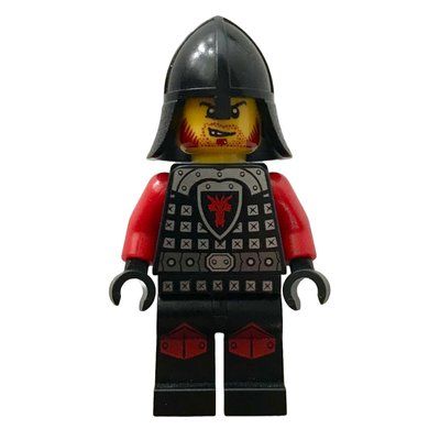 Minifigurka Dragon Knight, Red, Helmet, Red Beard z zestawu 70404
