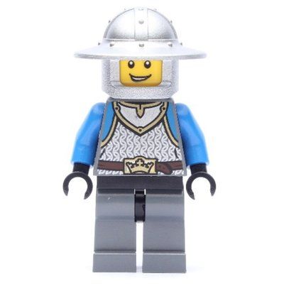 Figurine Knight, Blue, Wide Brim Helmet du set 70400