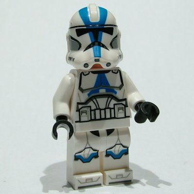 Figurine Clone Trooper, 501st Legion, White Arms du set 75280