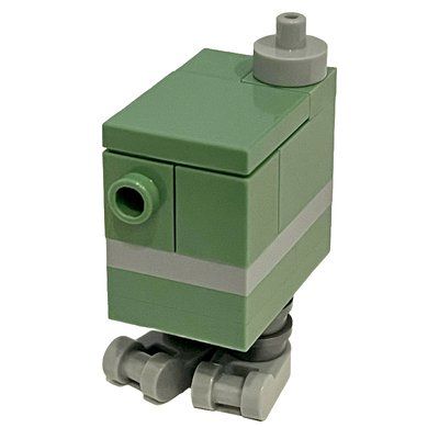 Minifigure Gnk Power Droid (Gonk) - Sand Green del set 75293