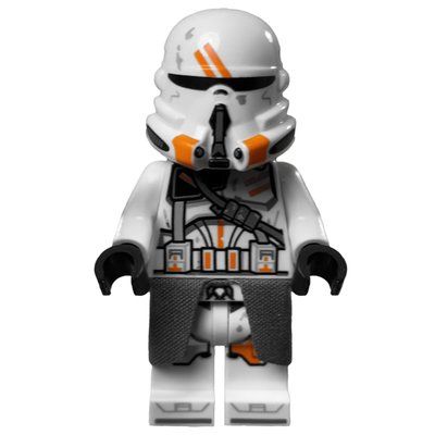 Minifigura Clone Trooper, Airborne, Orange Markings del set 75286