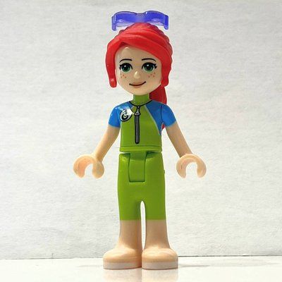 Minifigur Mia - Lime/Azure Wet Suit, Sunglasses aus Set 41381