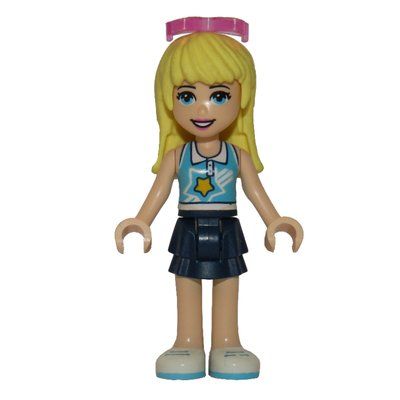 Figurine Stephanie - Medium Azure Top, Dark Blue Skirt, Sunglasses du set 41389