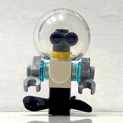 Minifigur Zobo - Diving Helmet,. Propeller aus Set 41381