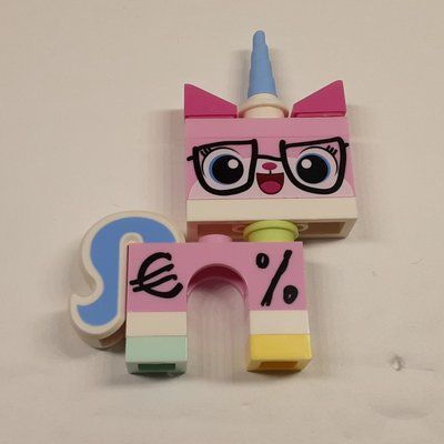Minifiguur Unikitty / Biznis Kitty uit set 70809