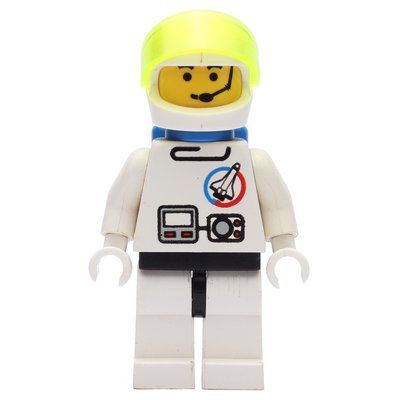 Minifigure Launch Command - Astronaut, Helmet, Trans-Neon Green Visor, Blue Airtanks from set 9293
