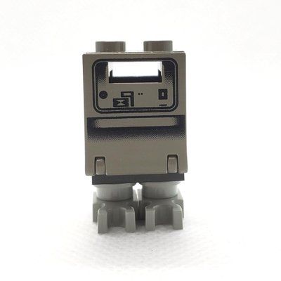 Minifigure GNK Power Droid (Gonk) - Light/Dark grey del set 4480