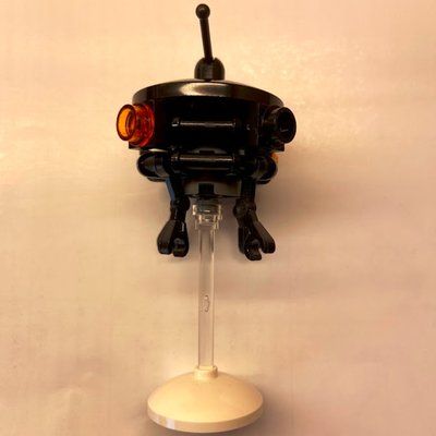 Figurine Imperial Probe Droid (White Dish Stand, Lever on Top) du set 7666