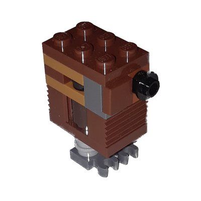 Minifiguur GNK Power Droid (Gonk) - Reddish Brown uit set 75146