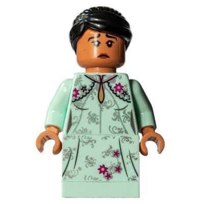 Figurine Cho Chang, Light Aqua Brick-Built Dress du set 75981