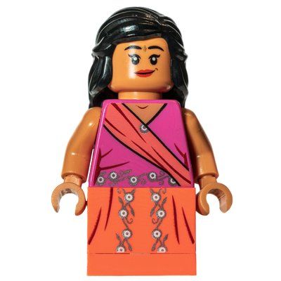 Figurine Padma Patil, Coral and Dark Pink Dress du set 75981
