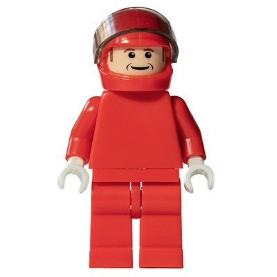 Minifigurka Race Driver - R. Barrichello RF. Massa - Plain Helmet z zestawu 8672