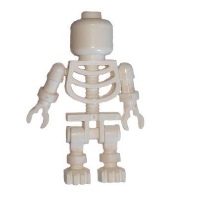 Minifigure Skeleton, Plain Head from set 41318