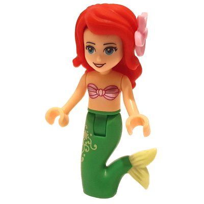 Minifigur Ariel - Mermaid Form, Pink Top, Flower aus Set 30552