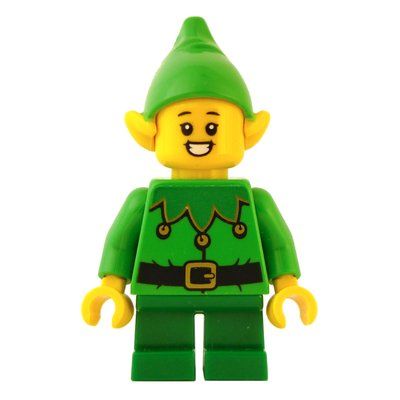 Figurine Elf - Bright Green Torso, Green legs, Bright Green Hat du set 10275