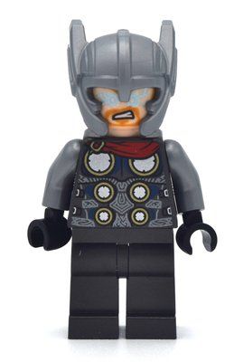 Figurine Thor, Flat Silver Helmet du set 76169
