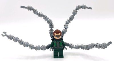 Figurine Dr. Octopus / Doc Ock, Dark Green Outfit, Neck Bracket du set 76178