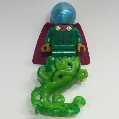 Minifigurka Mysterio, Green Outfit, Green Energy Cloud z zestawu 76174
