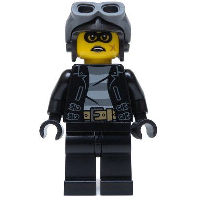 Minifigure Clara the Criminal with Goggles del set 60276