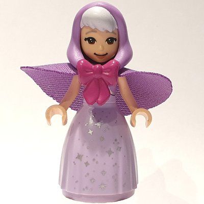 Minifigure Fairy Godmother - Lavender Dress del set 43192