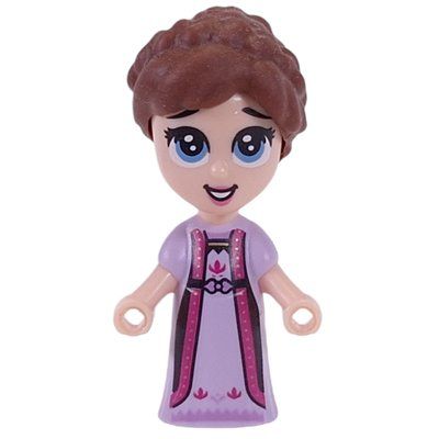 Minifigurka Queen Iduna - MicroDoll, Lavender Dress z zestawu 43189